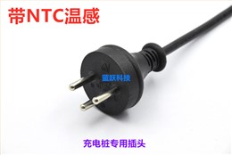 以色列带NTC温感充电桩电源插头
